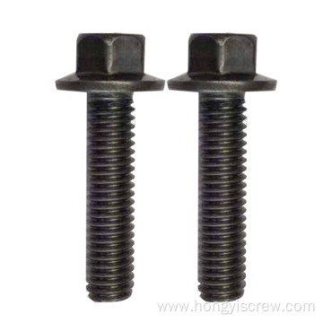 14mm Black Flange Head Flange Bolt Screws